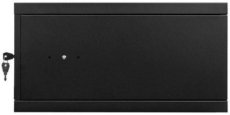 Szafa RACK 19'' 4U 450mm CZARNA Szklane drzwi
