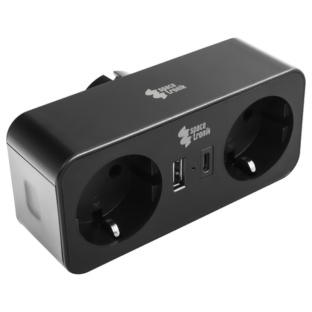 Listwa zasilająca 2xAC 1xUSB 1xUSB-C SPS-PS01B