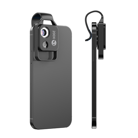 Mikroskop cyfrowy obiektyw do telefonu 200x LED