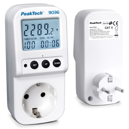 Cyfrowy Licznik Zużycia Energii PeakTech 9035