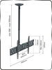 Uchwyt sufitowy TV Opticum Cinema 32-70