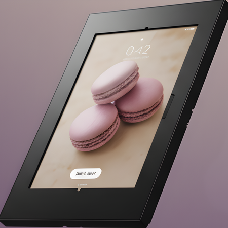 Stalowa Obudowa Antykradzieżowa SPB012B_S do Tabletu iPad i Samsung 10.9"-11"