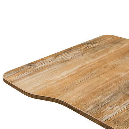 Ergonomiczny blat na biurko 158x80 cm DREWNO RETRO
