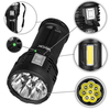 Latarka ręczna szperacz 600lm 8x LED plus COB USB-C Vayox VA0114