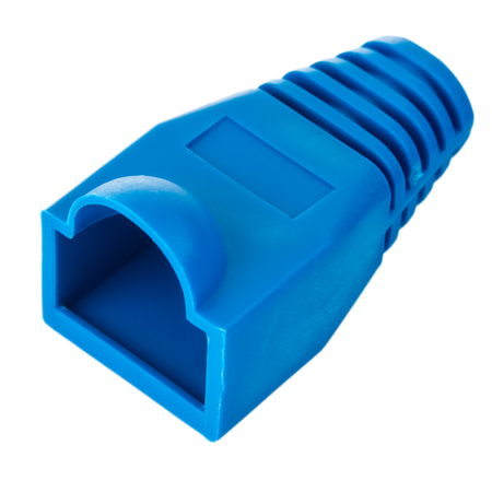 Gumowa osłona wtyku RJ-45 50 szt (niebieski)