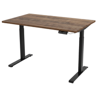 Biurko elektryczne Spacetronik SPE-152B czarne 100×60 Drewno Retro