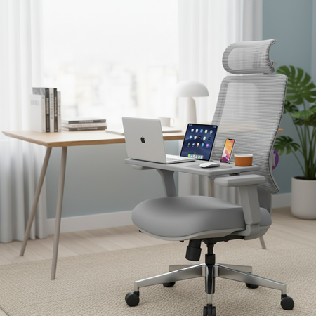 Laptopständer für Stuhl Lumbo A01 Grau - zdjęcie 2