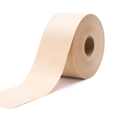 Eko taśma zbrojona z pulpy drzewnej aktywowana wodą 70 mm / 182 m Bublaki BT-W702R (10 szt.)