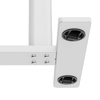 Stolik regulowany 90° Buddy 18 Ciemne drewno Outlet C+