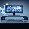 Podstawka Audio z głośnikami OUTLET pod monitor lub laptopa Spacetronik SPP-142B