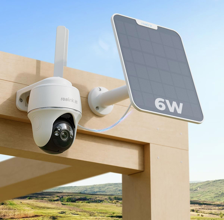 Kamera LTE Bateria Reolink Go PT Ultra + panel W+W