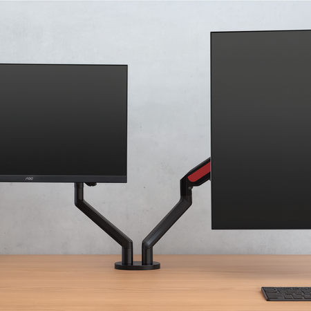 Uchwyt na 2 Monitory SPAZ120BP Aluminiowy 13-36" 12kg - zdjęcie 2