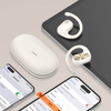 Bezprzewodowe słuchawki OWS kostne LDNIO T07 z Bluetooth 5.3, Redukcja Szumów, Etui 500mAh, białe