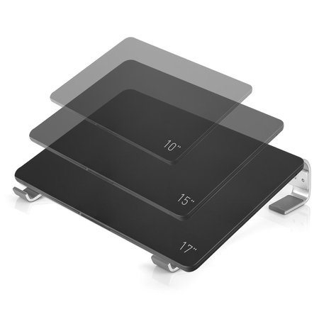Podstawka pod laptopa Spacetronik srebrna