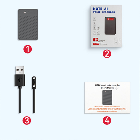 Inteligentny Dyktafon AI 16GB ChatGPT Alvora A3