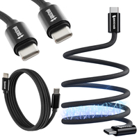 Kabel magnetyczny USB-C Spacetronik 1,2m czarny