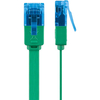 LAN Patchcord CAT 6A UTP FLAT grün 2m