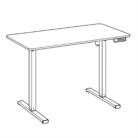 Elektryczne biurko Spacetronik Moris 125JJ 120x60