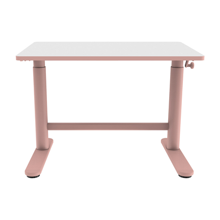 Biurko dziecięce z korbą Spacetronik XD 80x60 cm (różowe) OUTLET - zdjęcie 2