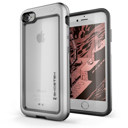 Tasche Atomic Slim Apple iPhone 7 8 silber