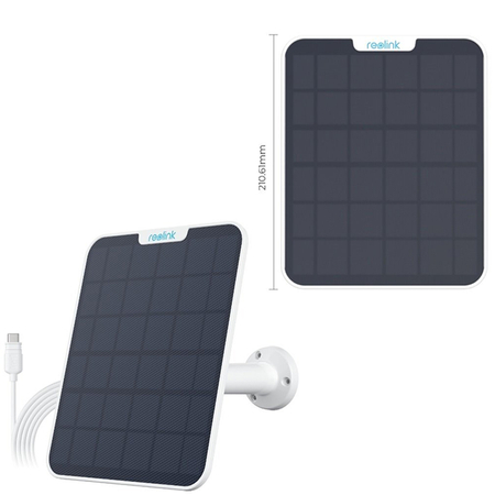 Panel solarny 6W do zewnętrznych kamer LTE i Wi-Fi Reolink 2 biały