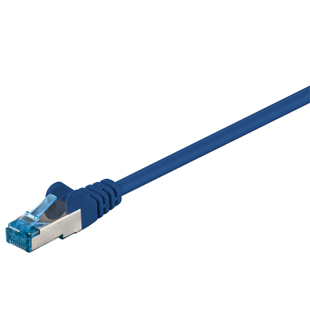 Kabel LAN Patch Cord CAT 6A S/FTP niebieski 2m