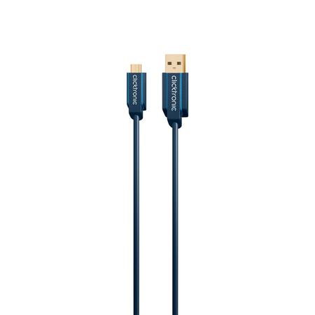CLICKTRONIC Kabel USB 2.0 A - MICRO-B 0,5m