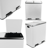 Funky Trash Can White Black Spacetronik Podwójny