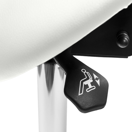 Ergonomiczny hoker obrotowy Spacetronik Sella (biały)
