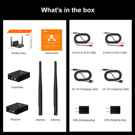 Transmiter audio HiFi 2.4GHz 2w1 1Mii RT5066