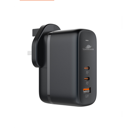 65W GaN SR101 2x USB-C, 1x PD QC Ladegerät