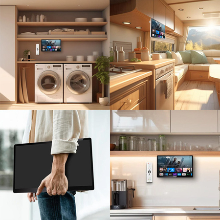 Sylvox 15.6” Smart TV (2024) do kuchni Google TV