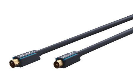 CLICKTRONIC Przyłącze kabel antenowy TV IEC gn.TV/wt.TV ekranowane 7,5m - zdjęcie 2