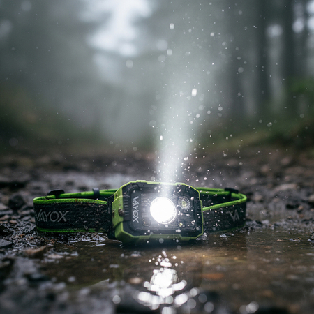 Latarka czołowa 500lm VAYOX VA0415 Dual-Hammer LED - zdjęcie 2