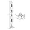 Organizer do kabli OUTLET Spacetronik czarny SPK-182B