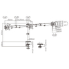 Drei-Monitor-Halterung Spacetronik SPA-130