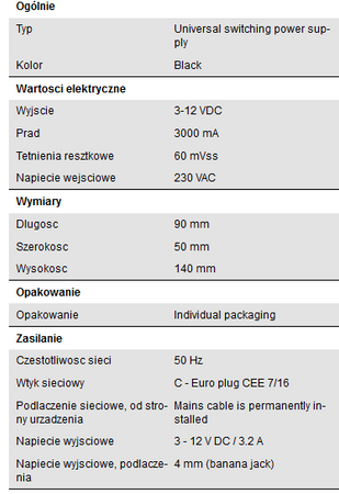 Schaltnetzteil, reg. PeakTech 1320 - zdjęcie 2