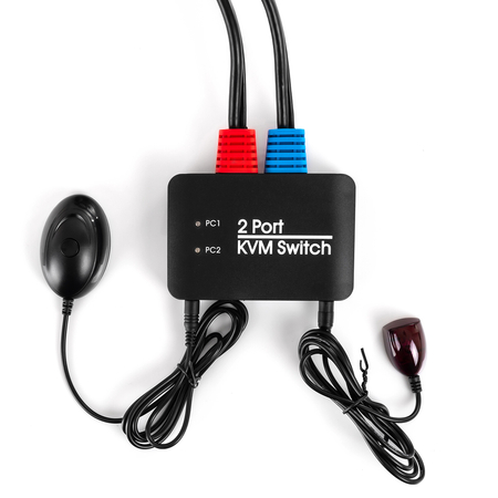 Przełącznik Switch KVM USB + HDMI 2/1 Spacetronik SPH-KVM21