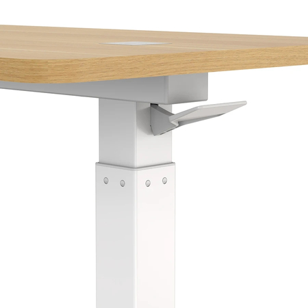 Stolik z manualną regulacją Buddy 08 biały drewno Outlet A-