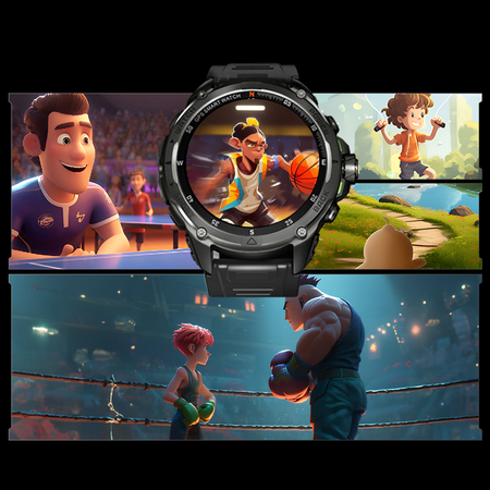 Smartwatch Kumi U5 Pro 170 trybów SPORT Czarny Outlet A