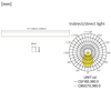 Lampa sufitowa podtynkowa LED GLOW D22 Pro Biała