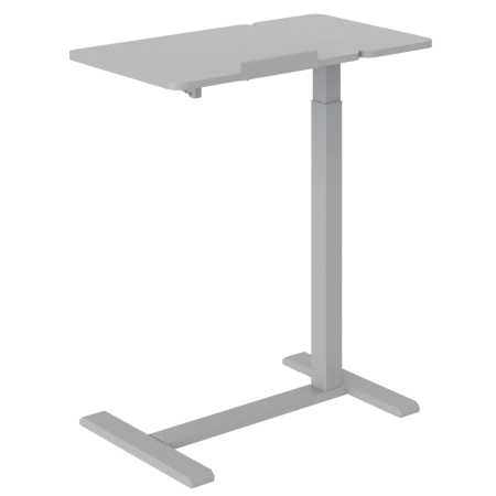 Zestaw wypoczynkowy fotel Spacetronik Flax 04M szary + stolik regulowany BUDDY