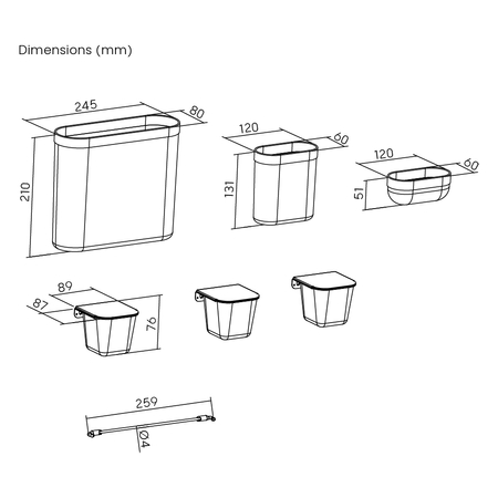 Akcesoria do tablic Spacetronik Holdee SPB-14AW Outlet A+