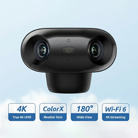 Kamera zewnętrzna 4K Reolink Argus 4 Pro WiFi czarna