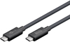 Kabel USB4 v2.0 USB-C 16K 60Hz 240W 80 Gb/s Power Delivery Goobay 1,2m czarny