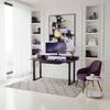 Mobile Electric Desk with Shelf Drawers    