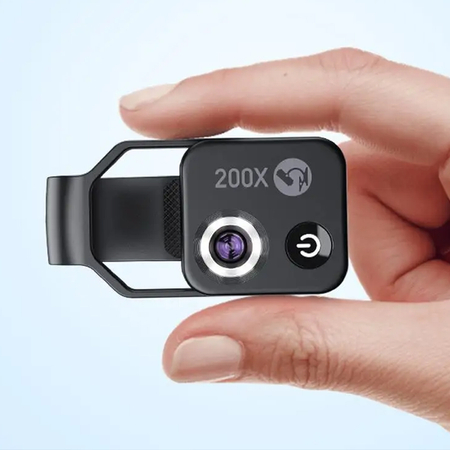 Digitales Mikroskop-Objektiv für Handy 200x LED