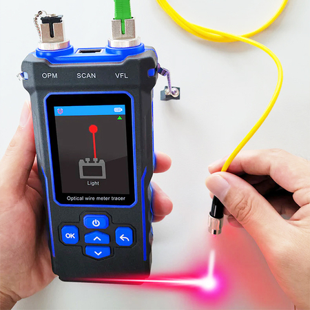 Miernik Światłowodowy Tester Kabli Sieciowych Spacetronik SP-LT08