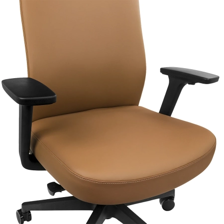 Krzesło biurowe ergonomiczne Spacetronik HAVARD-02 brązowe OUTLET