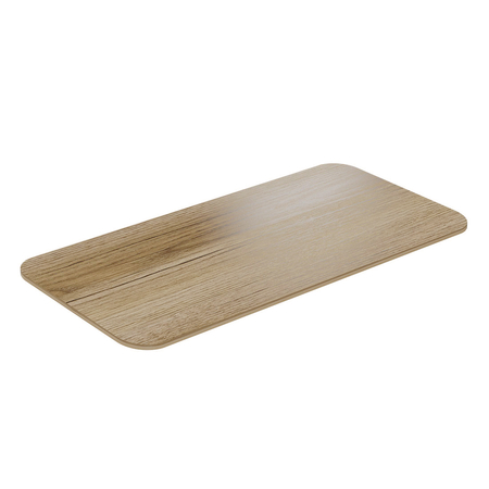 Universal-Schreibtischplatte 138x80x18cm Eiche Lungo